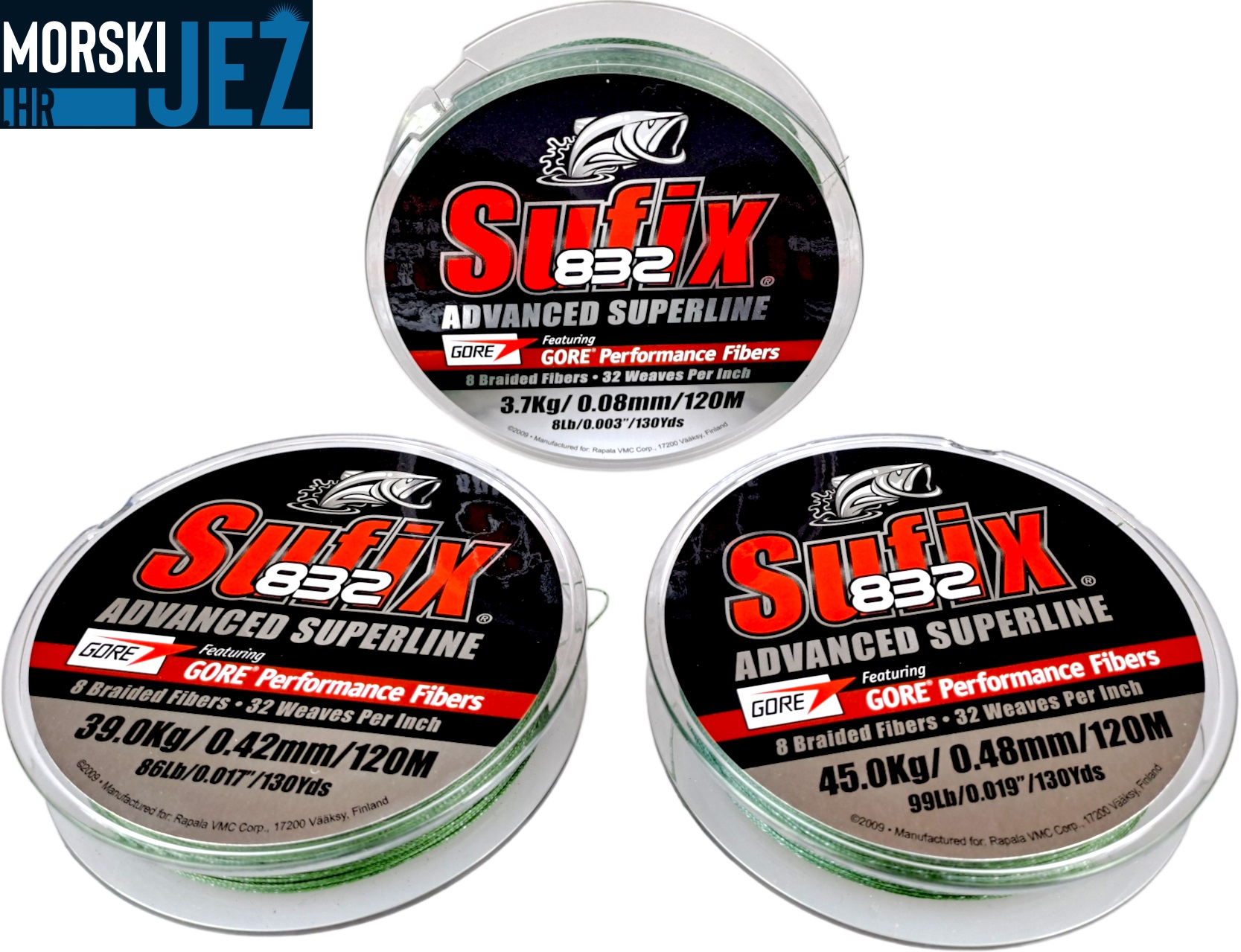 Línea Sufix Trenzada 832 Advanced Superline Braid 8 Fibras